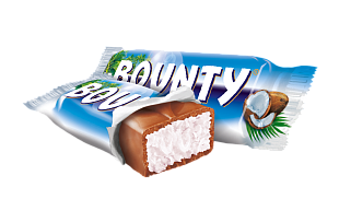 Конфеты Баунти вес 983596 по цене 880.99₽